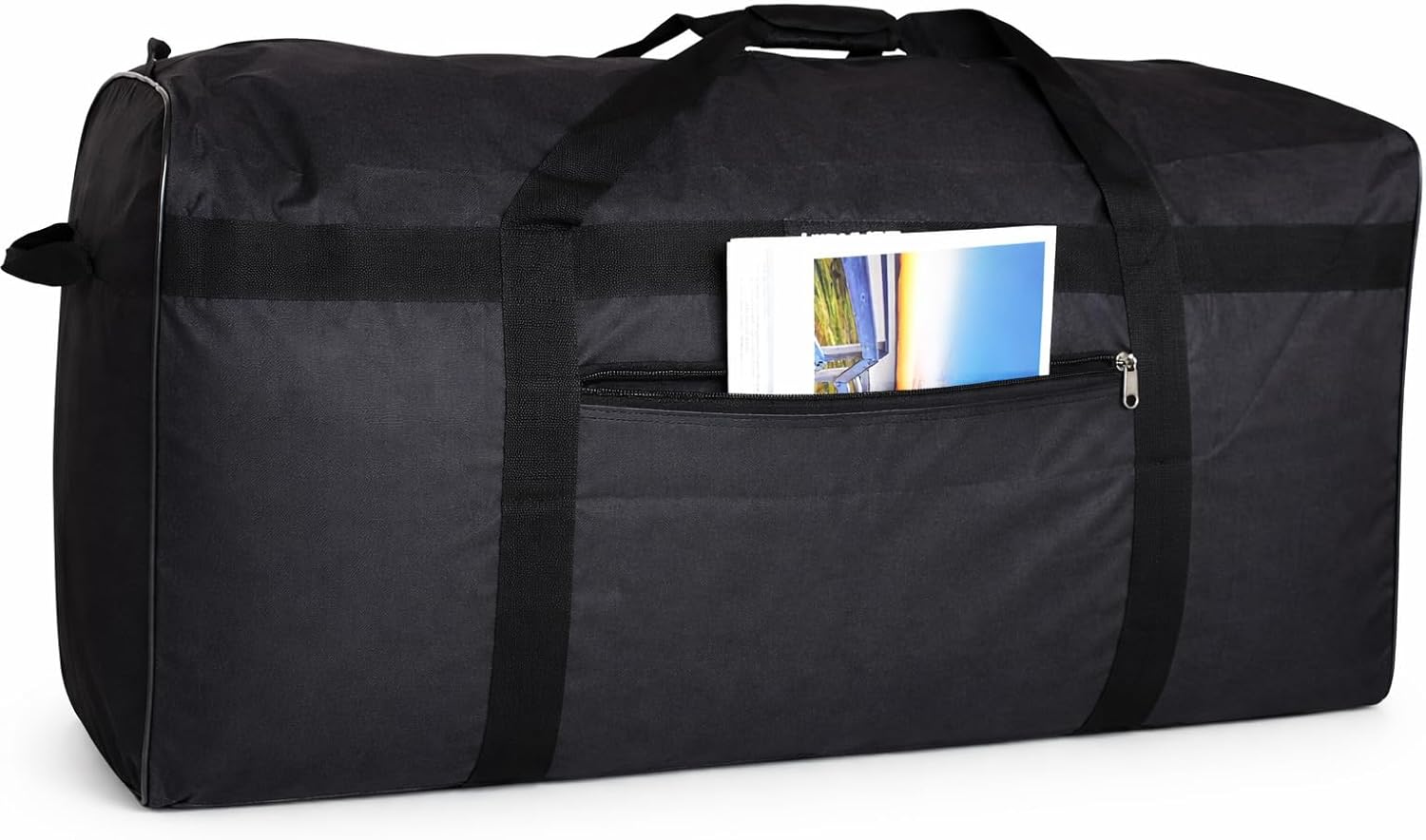 42-inch-cargo-duffle-bag-heavy-duty-outdoor-canvas-military-and-army-duffel-bag-for-gym-hiking-backpacking-hockey-durable-waterproof-spacious-travel-bag-black-xl