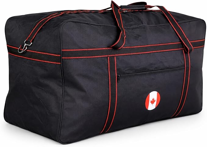 32-inch-canada-flag-duffle-bag-extra-large-travel-luggage-lightweight-foldable-waterproof-carry-on-sports-gym-bag-heavy-duty-soft-sided-spacious-storage-black